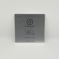 Plaque NFC Instagram / Adhésive 12 × 12 cm